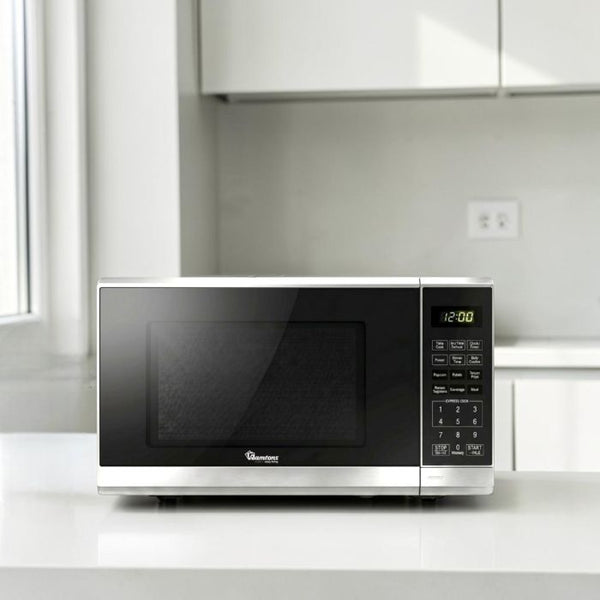 20L silver microwave grill RM/795 mirror finish digital control child lock glass turntable