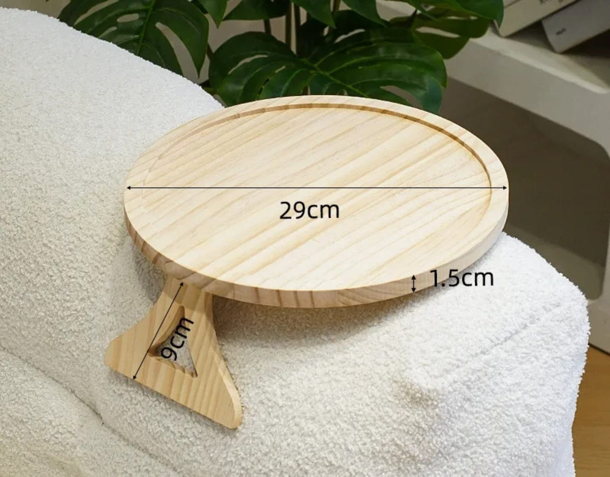 Bamboo Sofa Armrest Tray