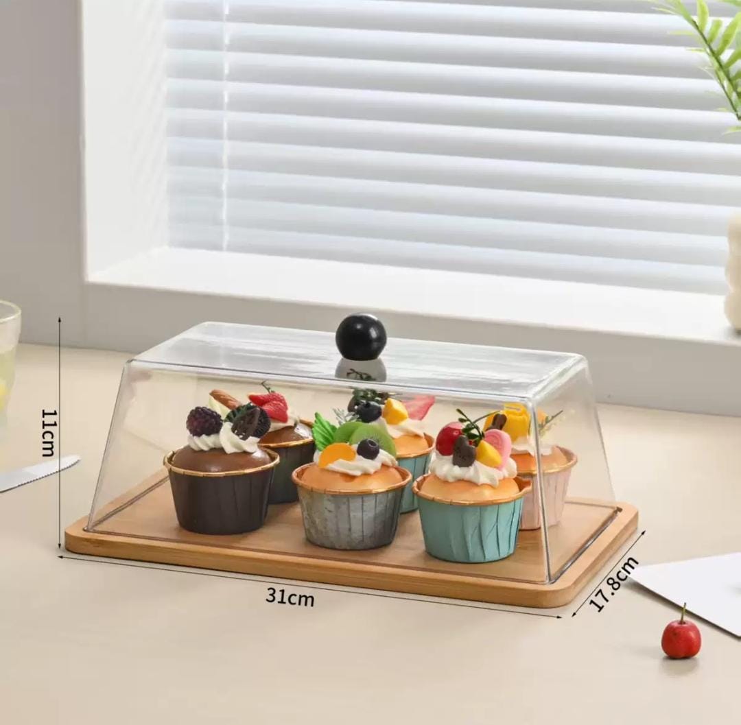 Rectangular Cake and Bread Box