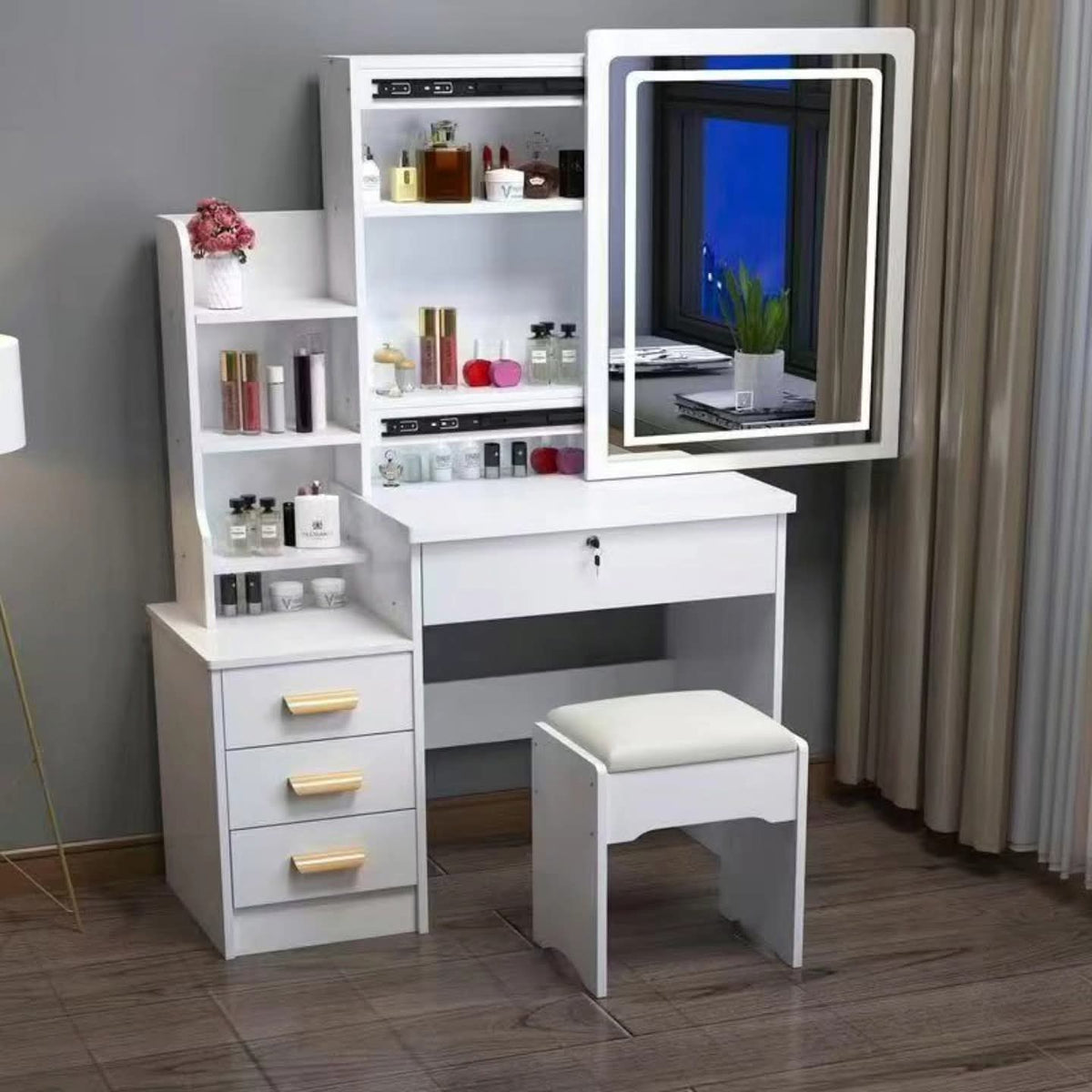 Dressing Table & LED Mirror