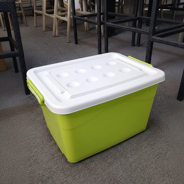 170L Storage Box with Pulley Wheels