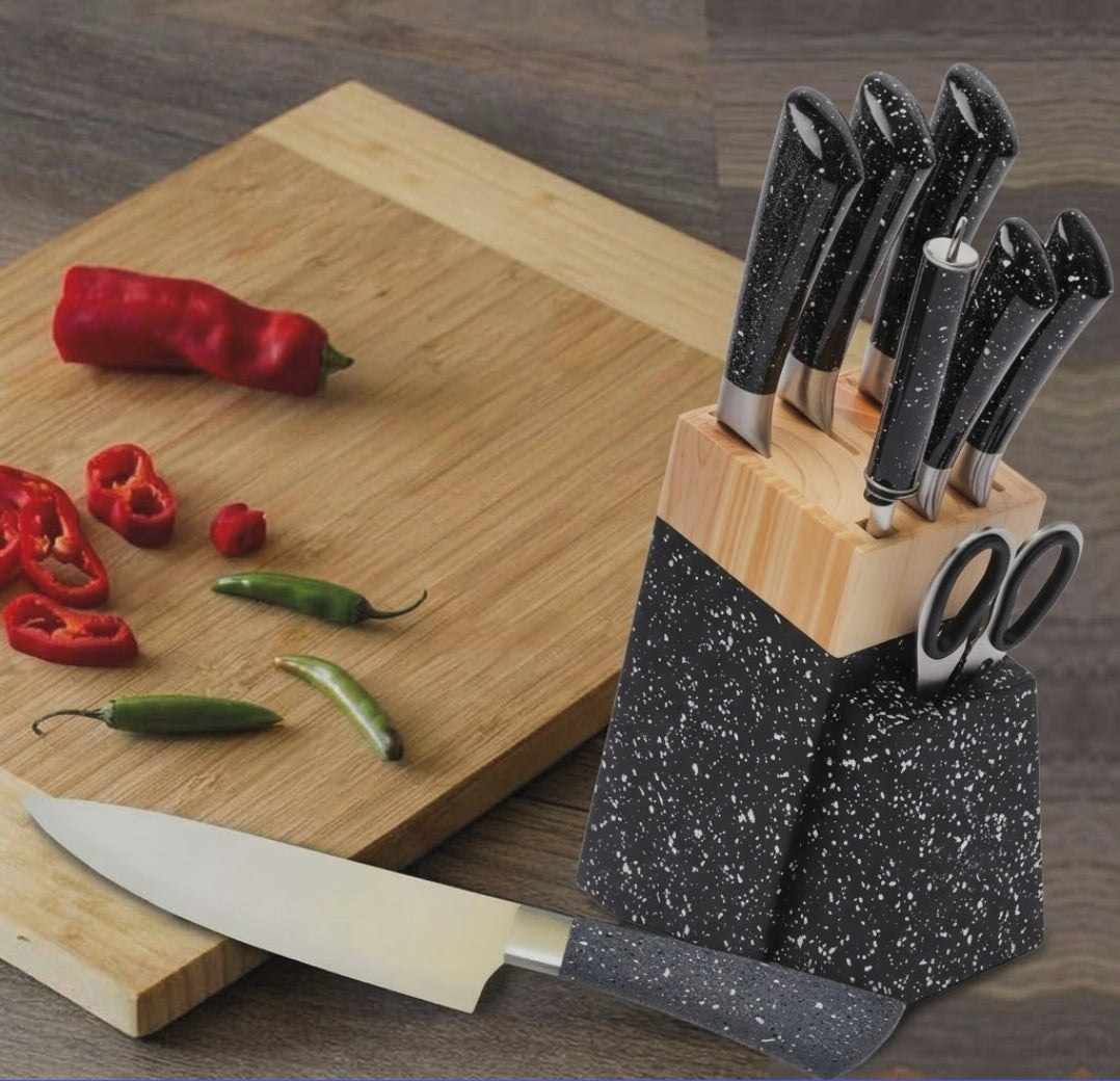 8 Piece Kitchen Knife Set