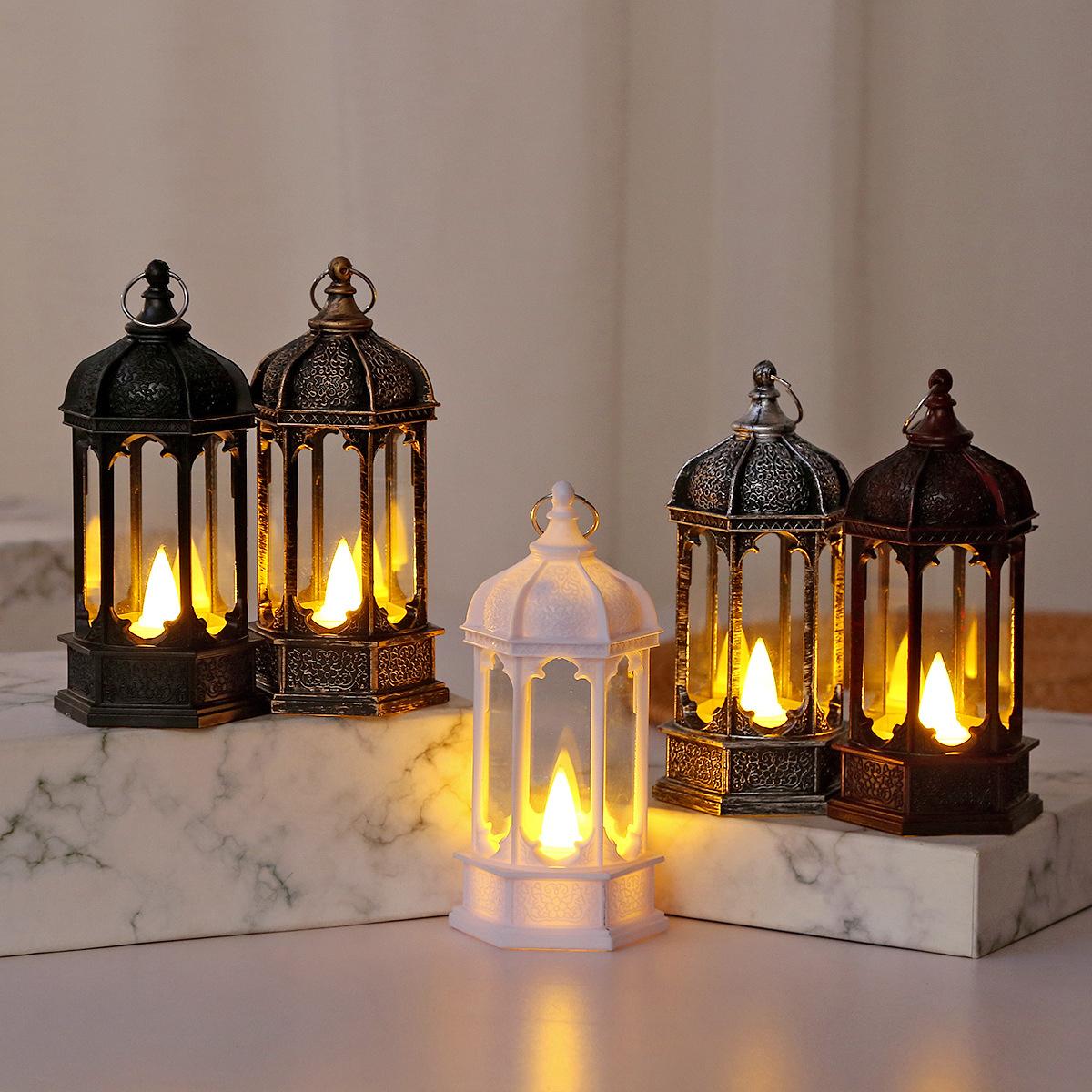 Vintage Ramadan LED Retro Lamp, 6.6×13.5cm, LED Lighting, Desk or Home Use