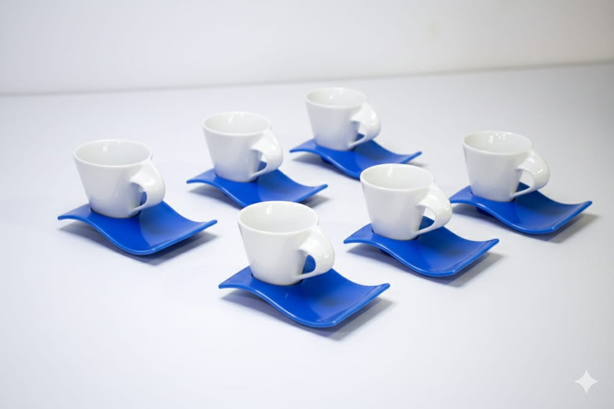 Ceramic Cup and Saucer Set 120ml