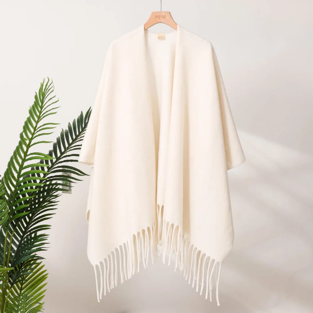 Winter Women Poncho Warm Shawl