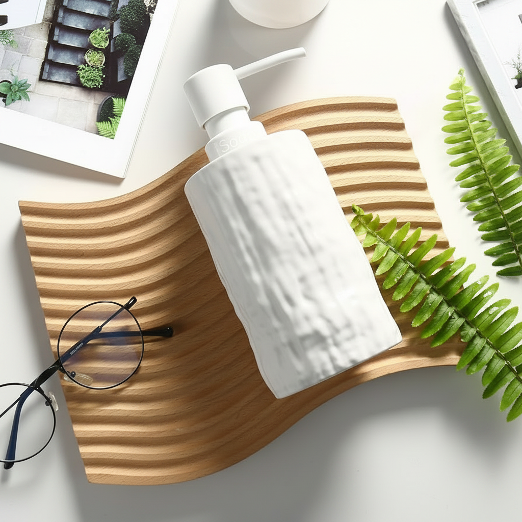 Stone Textured Soap Dispenser