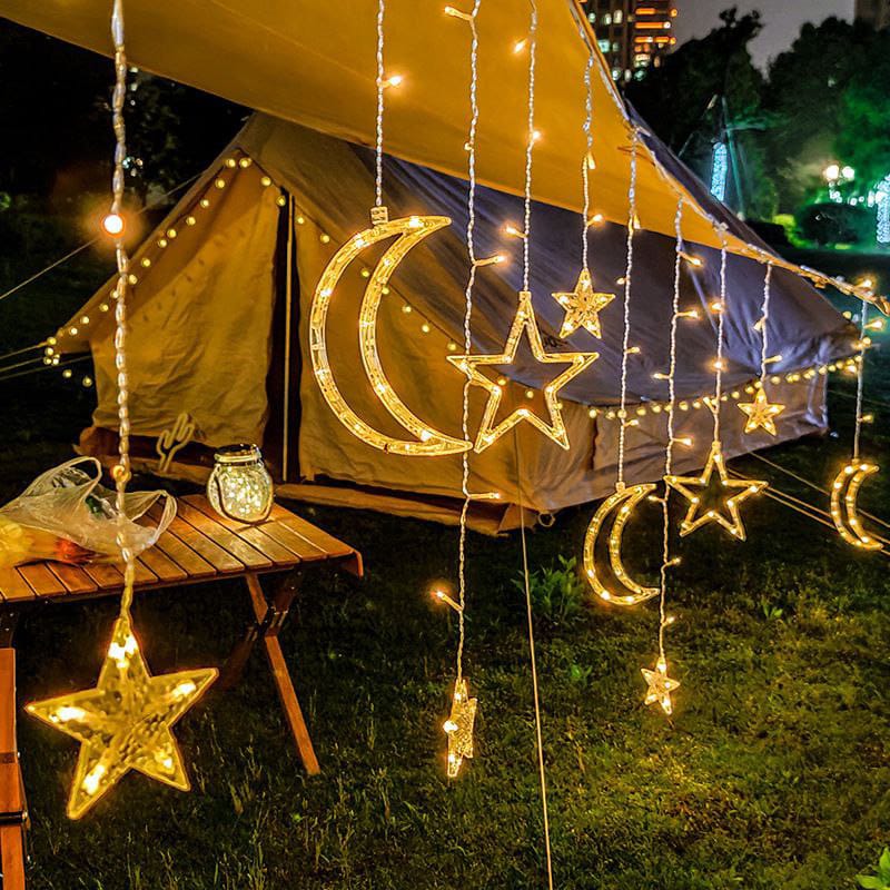 Christmas LED Garland Curtain Lights 3m × 3m