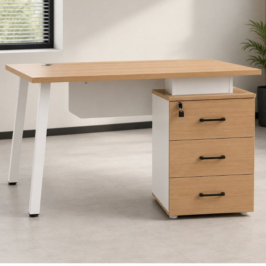 1.4 Metres 3-Drawer  Office Work Desk