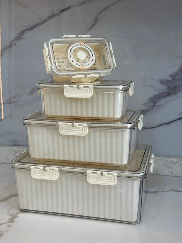 4pcs Fridge/Freezer Storage Containers