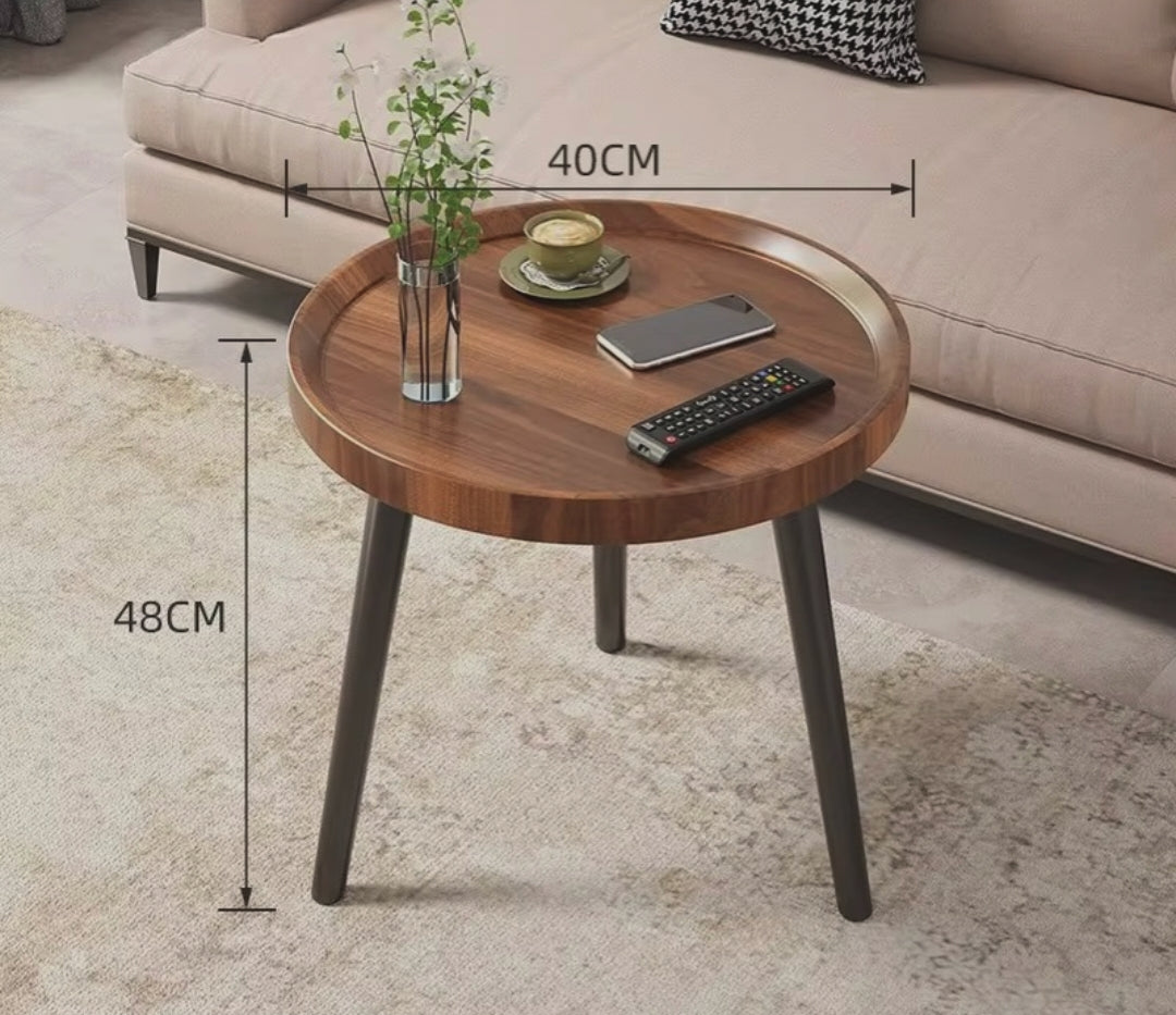 Round Side Stool and Accent Table