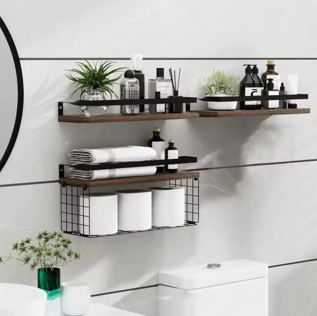 Bathroom Floating Shelves