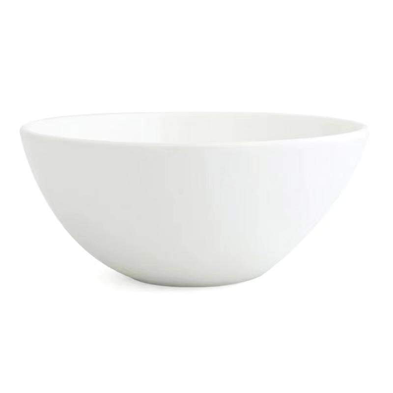 3pcs White Round Dessert Bowls