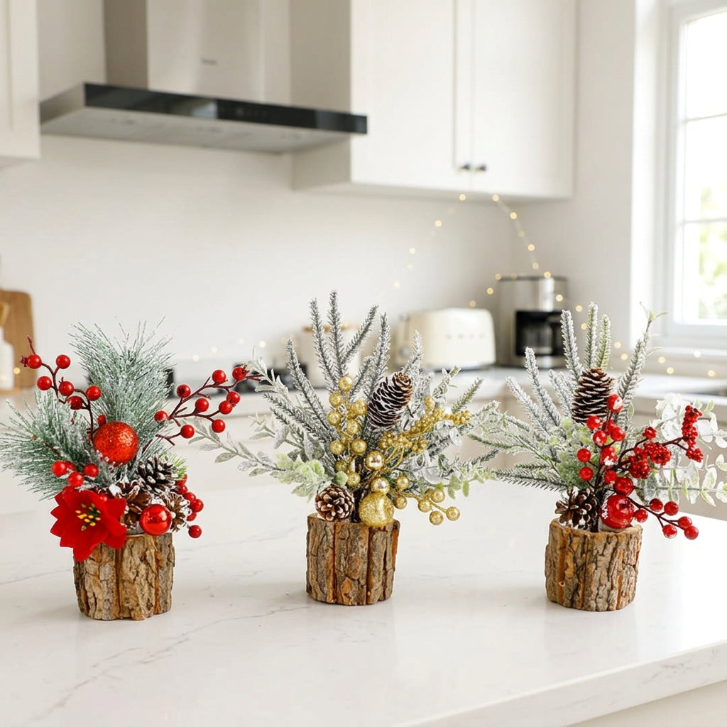 Christmas Tree Stump Decoration Ornament