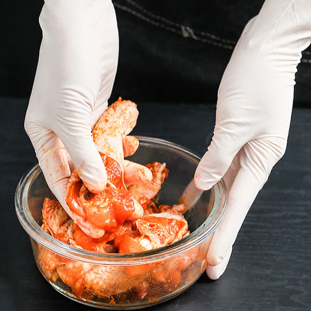 Latex Studded Gloves