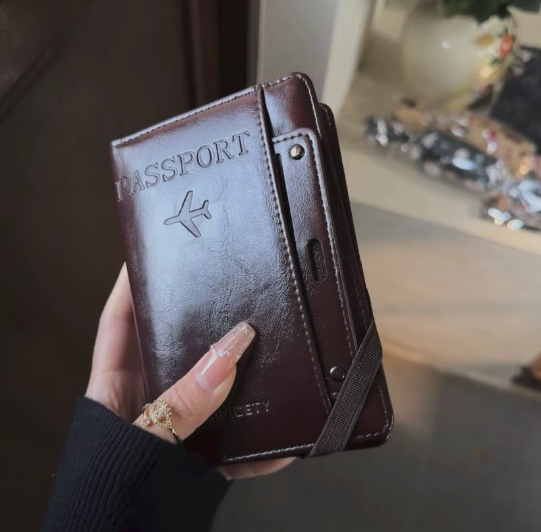 Passport Holder for Travel and Document Storage