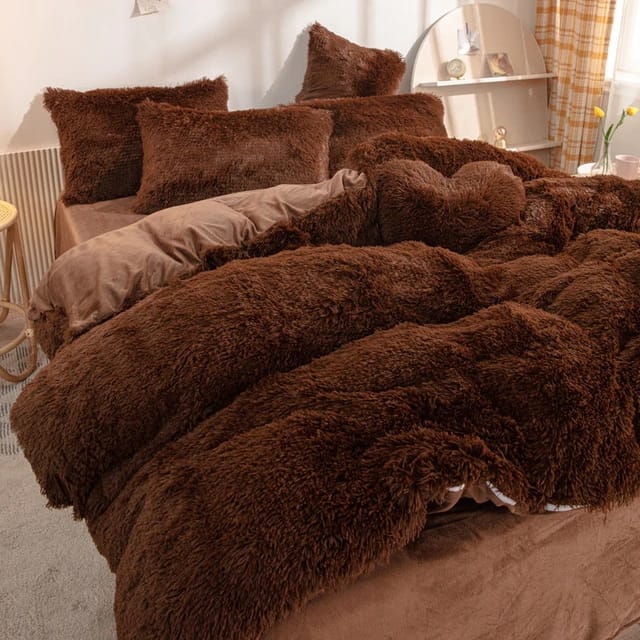 Velvet plush Fluffy Duvet