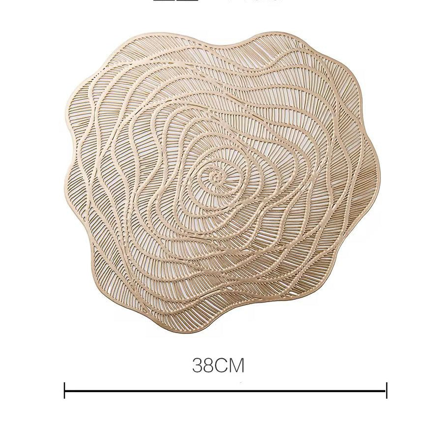 6pc Rose Design Table Mat