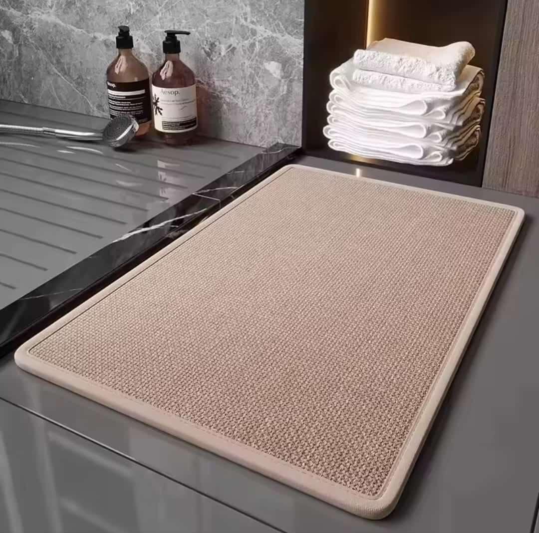 Door Floor Mat with Rubber Bottom