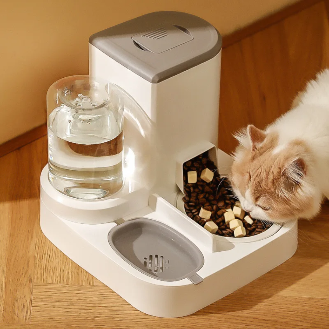 2-in-1 Automatic Pet Food and Water Dispenser