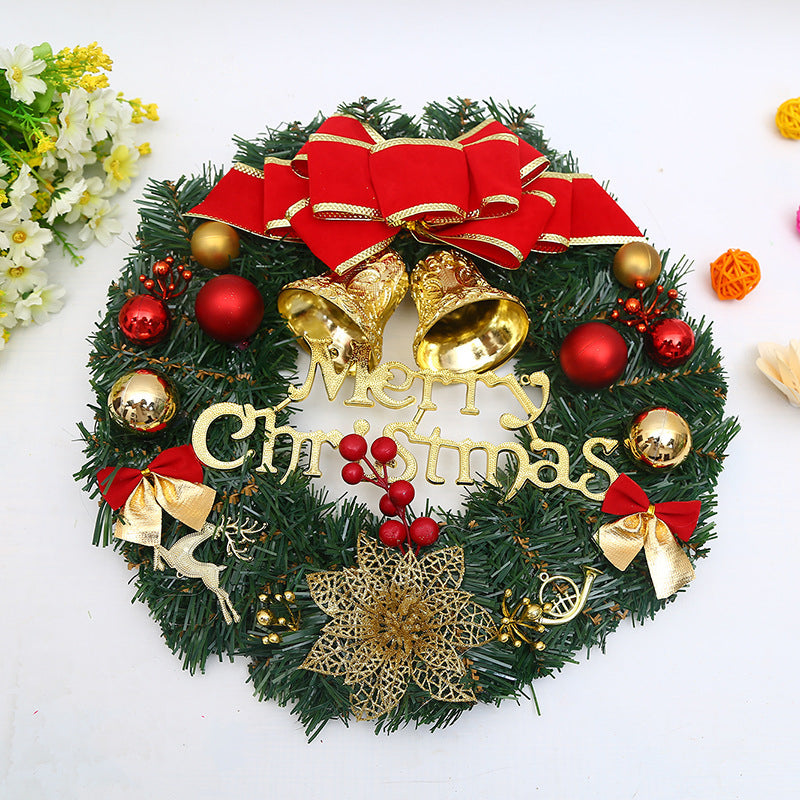 30cm Christmas Front Door Wreath Hanging Decoration