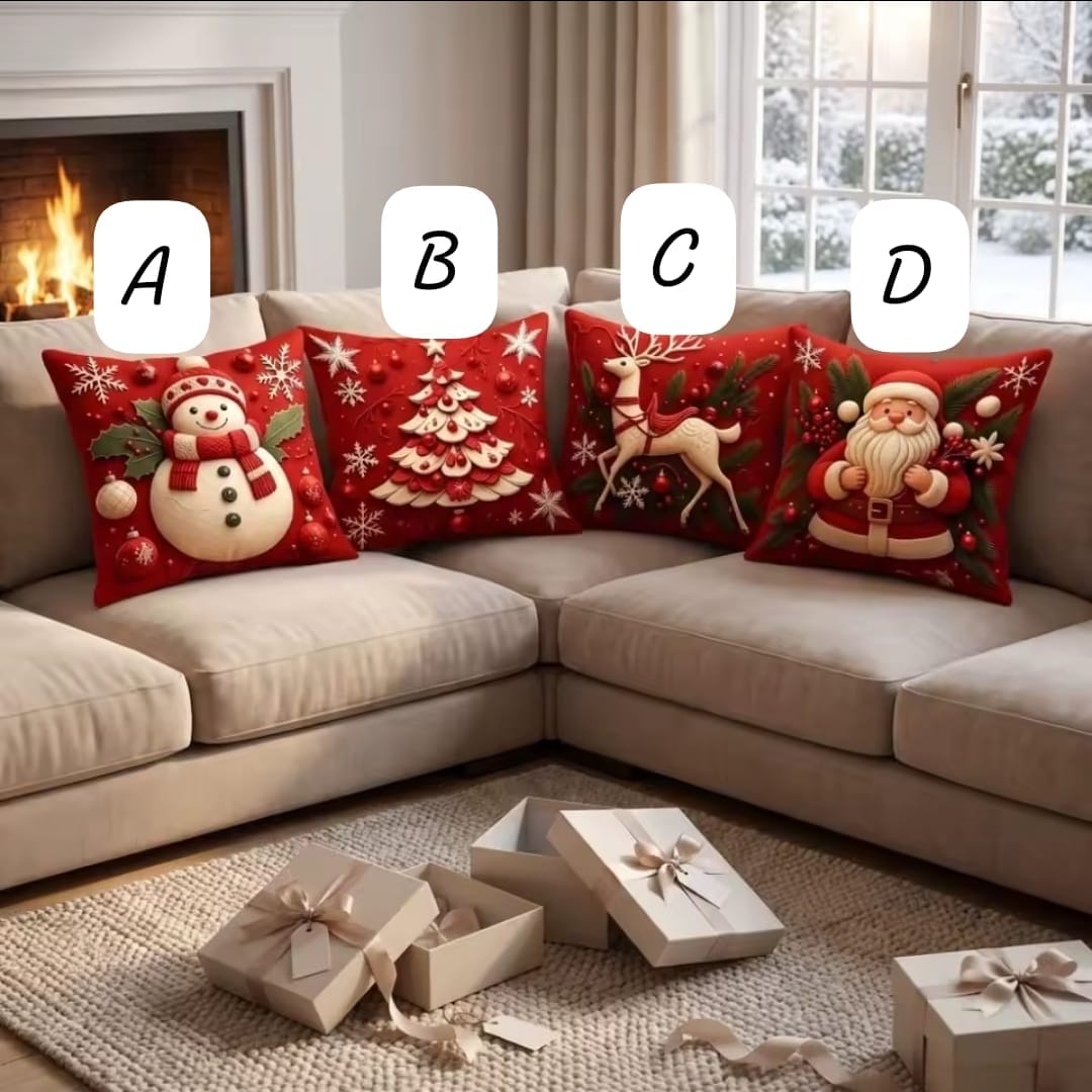 Decorative Christmas Throw Pillow Cover