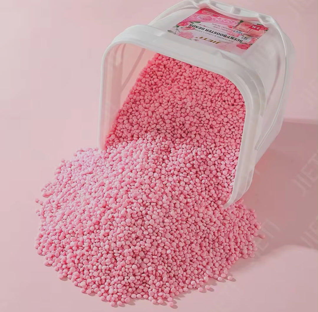 2.5kg fresh fragrance laundry booster beads for adding long lasting freshness to clothes bedding towels and everyday laundry.