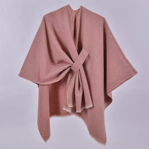 Wrap Me Up – Belted Shawl Poncho