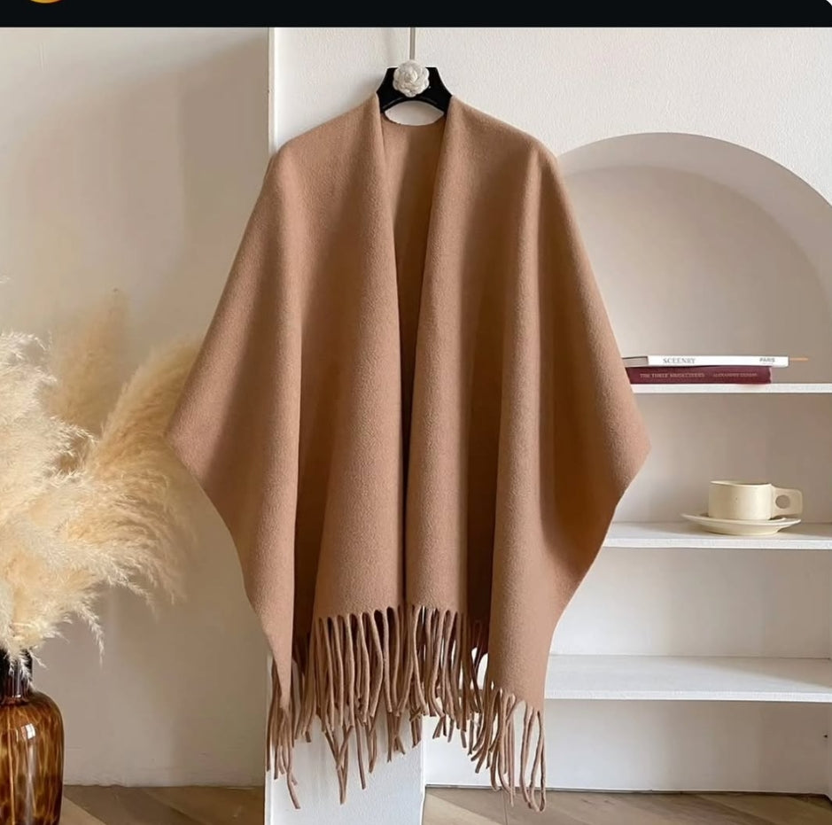 Winter Women Poncho Shawl p