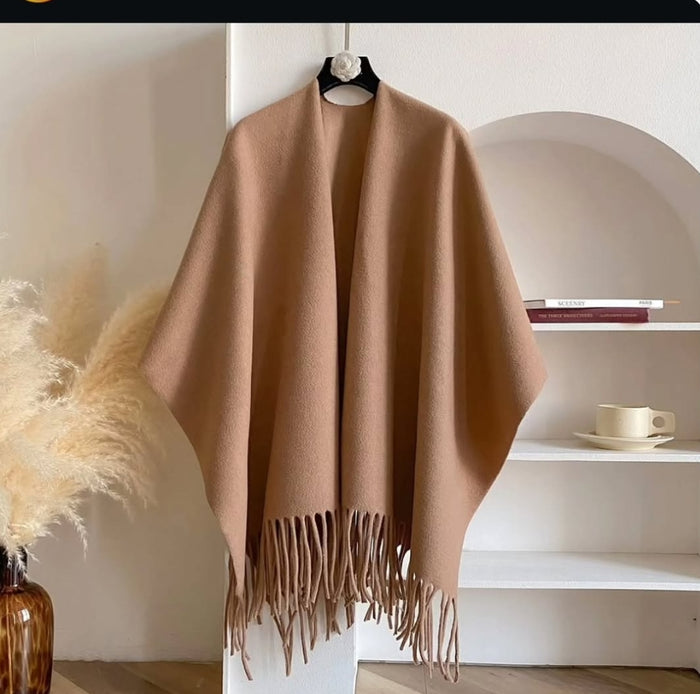Winter Women Poncho Shawl p