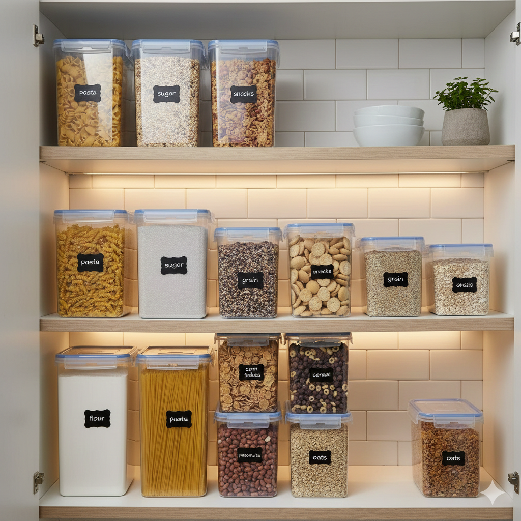 10pcs Food Storage Containers Set