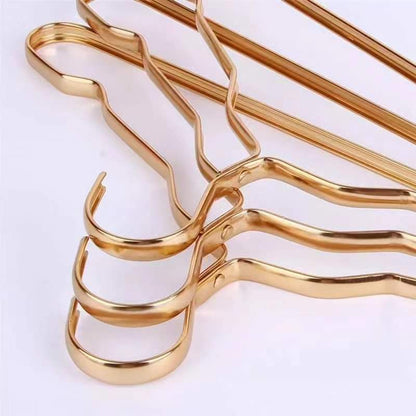 5pcs Aluminium  Gold Coasted  Hangers