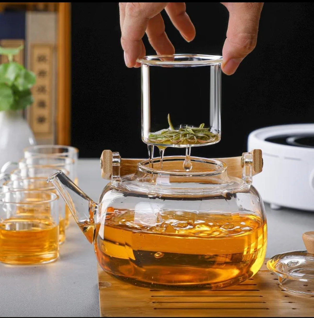 High Borosilicate Glass Teapot