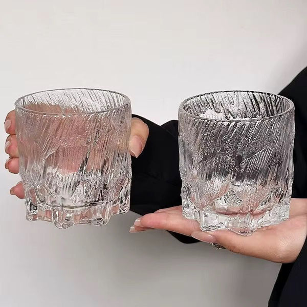 6pc Heavy Borosilicate Whiskey Glasses