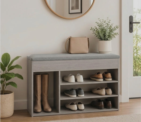 Entryway Shoe Rack Bench With Shoe And Boot Storage