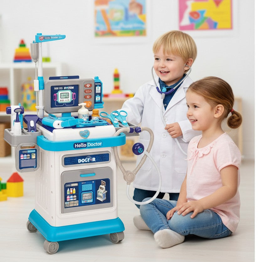 37-piece kids doctor play set