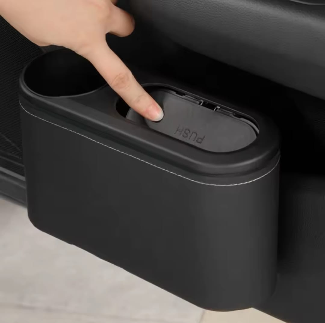 2 in 1 Multipurpose Car Trash with A Storage Organizer