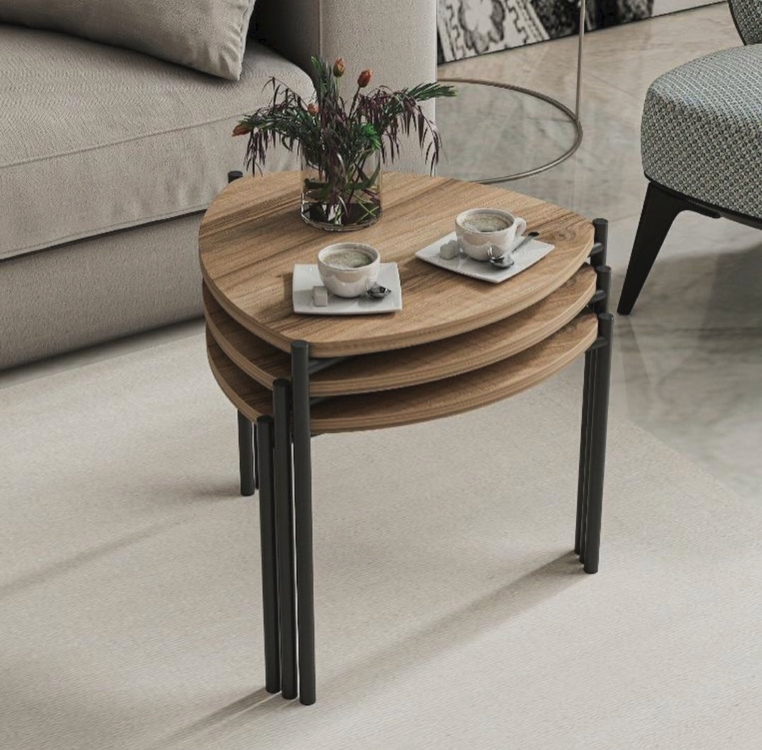 3 Piece Nesting Coffee Table Set