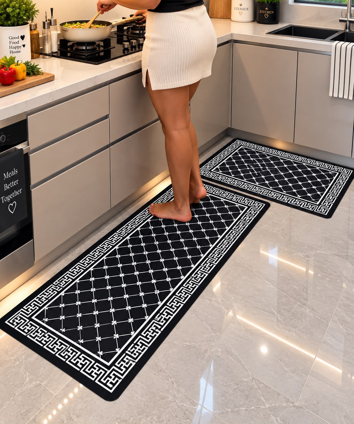 Rubber Bottom Kitchen Mat