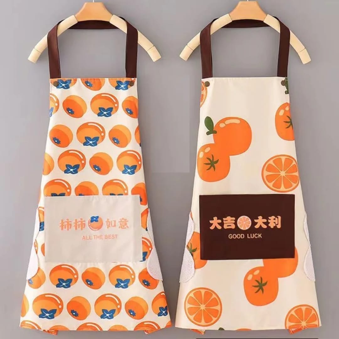 Fruit-Themed Waterproof Apron