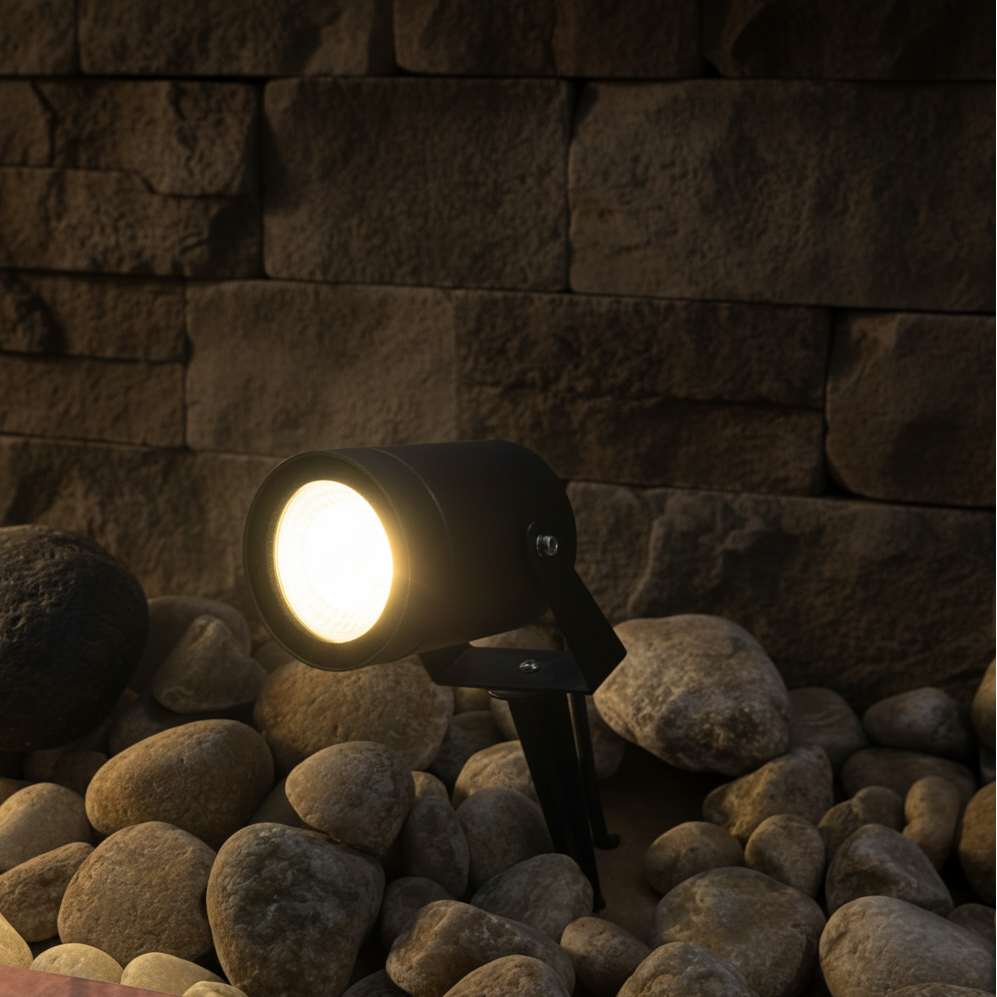Single Spot Spike Light LL 4901-GU-BK