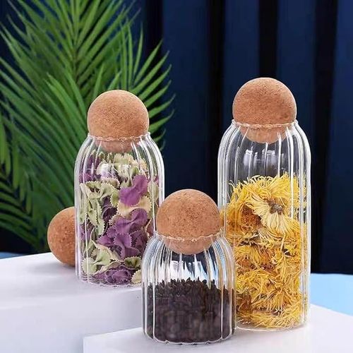 Glass Storage Jar with Bamboo Lid