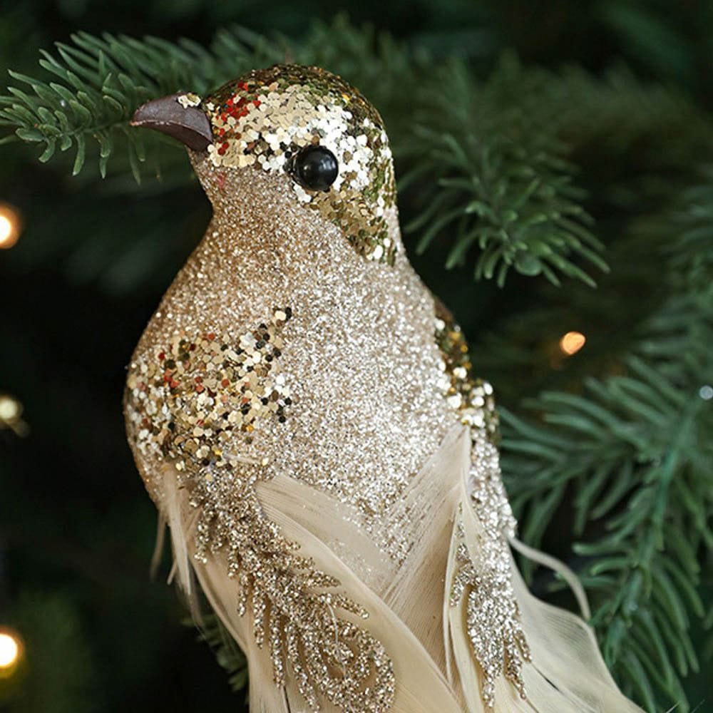 Artificial Foam Christmas Bird Ornaments