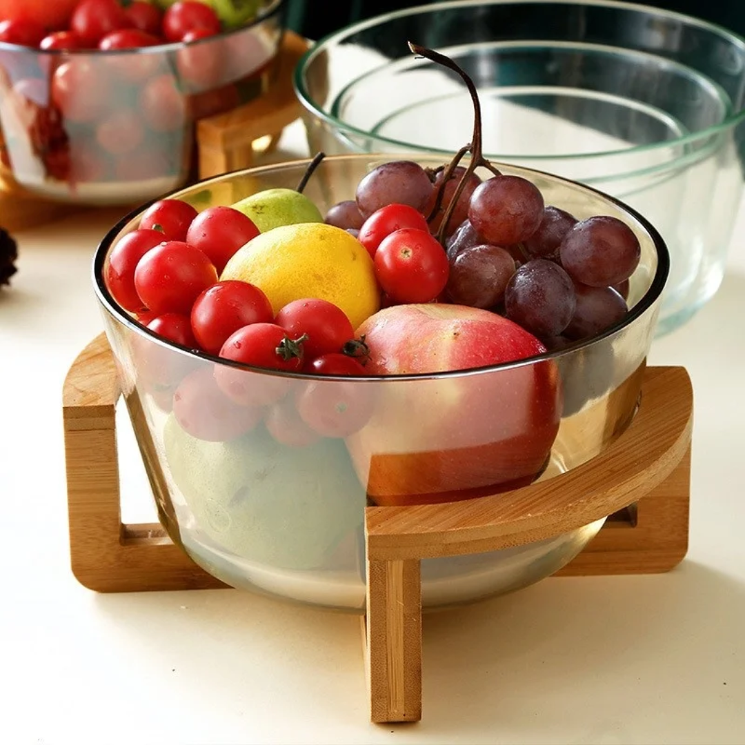 Borosilicate Glass Salad Bowl