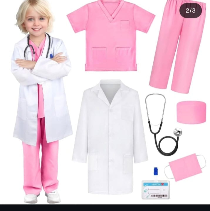 Kids Doctor Costume Set
