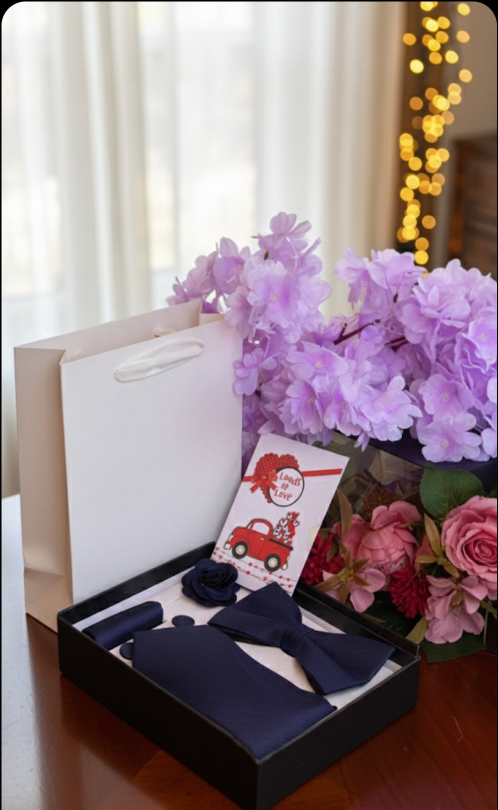 Men Valentine Tie Set Gift Pack