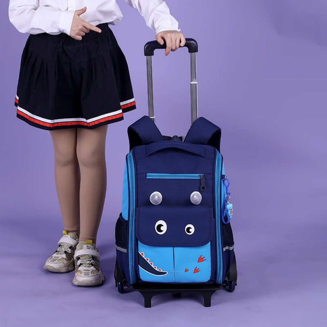 Rolling Trolley School Bag