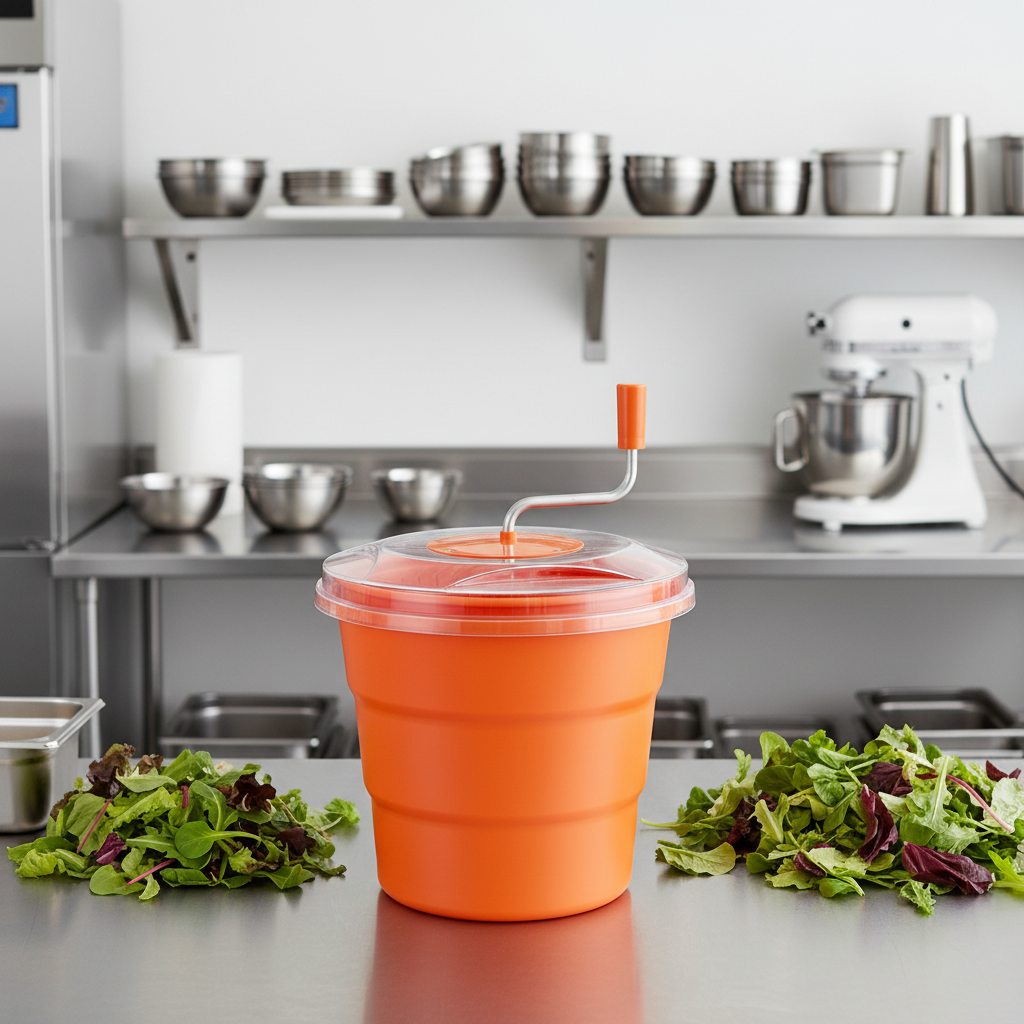 20 Litres Commercial Grade Manual Salad Spinner