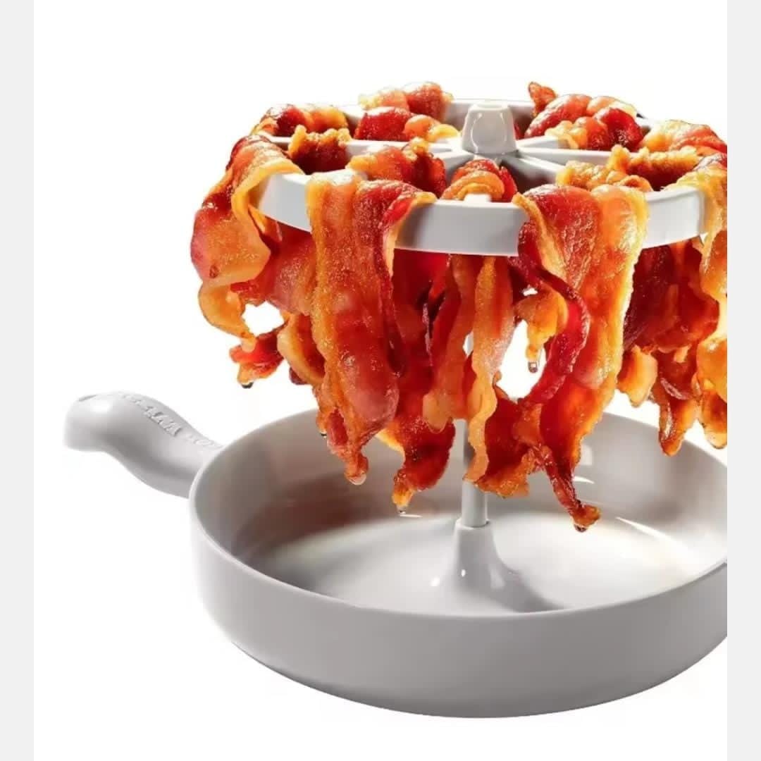 Microwave bacon maker