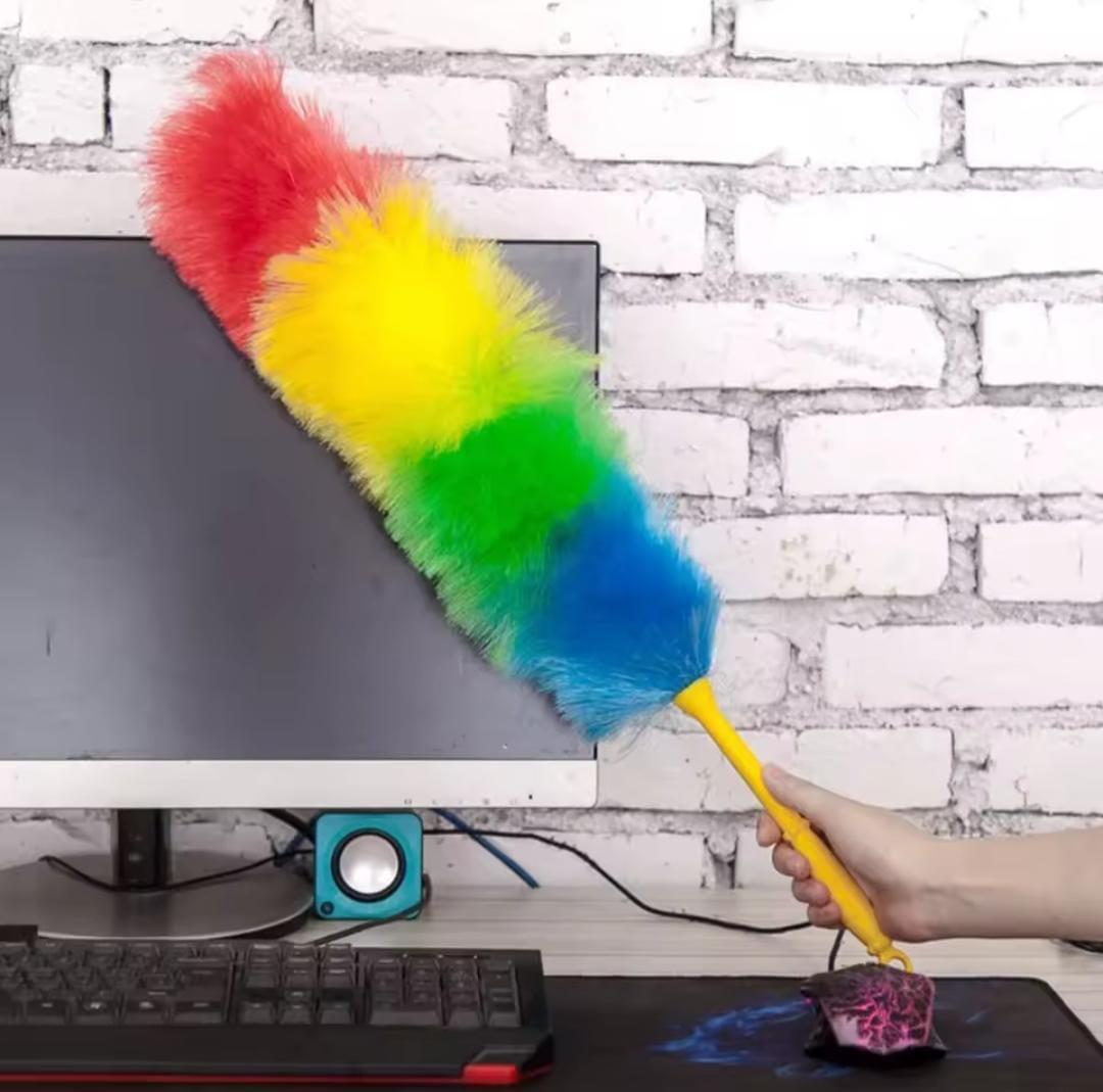 Rainbow Microfibre Duster 2pcs