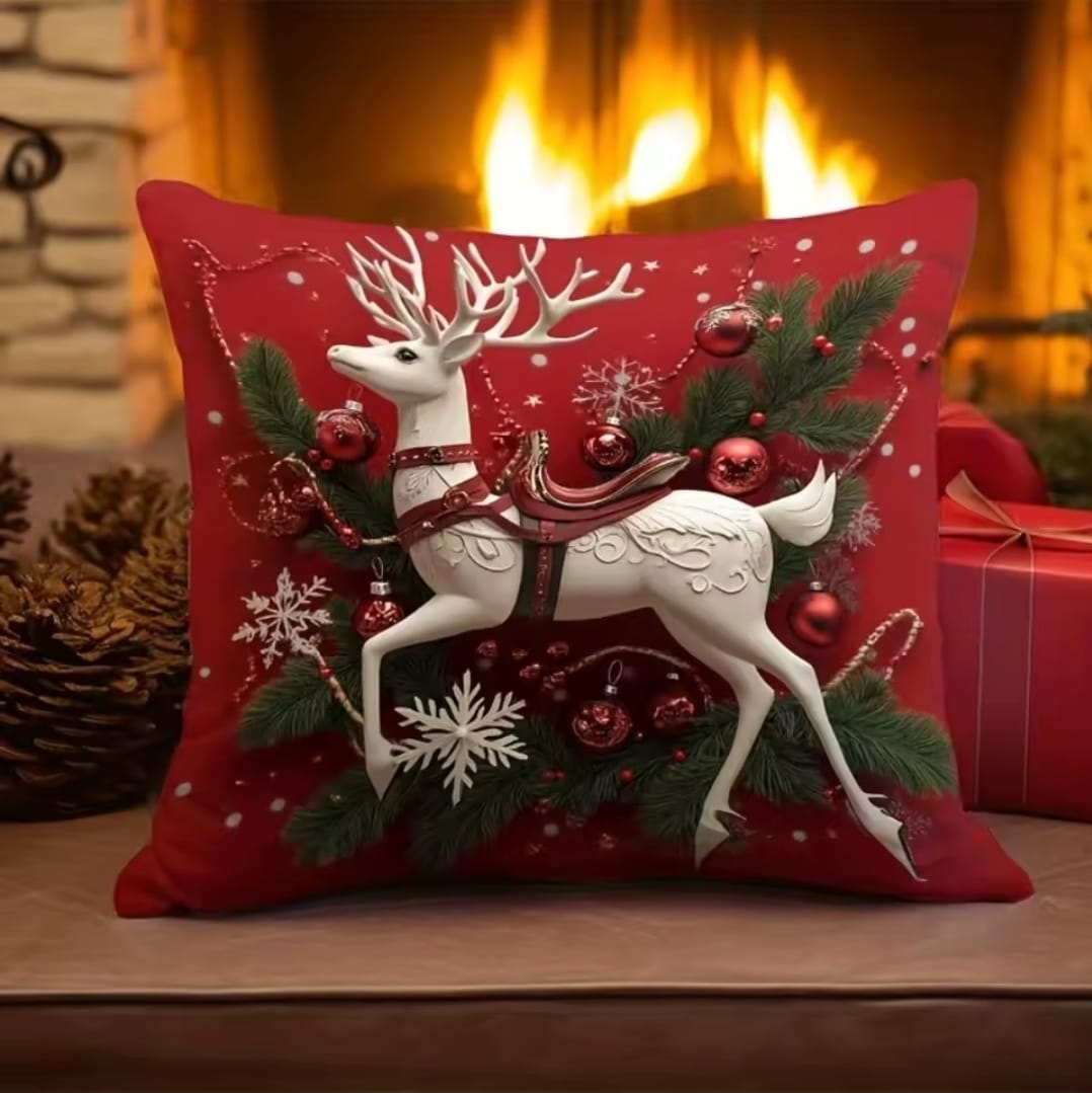 Decorative Christmas Throw Pillow Cover
